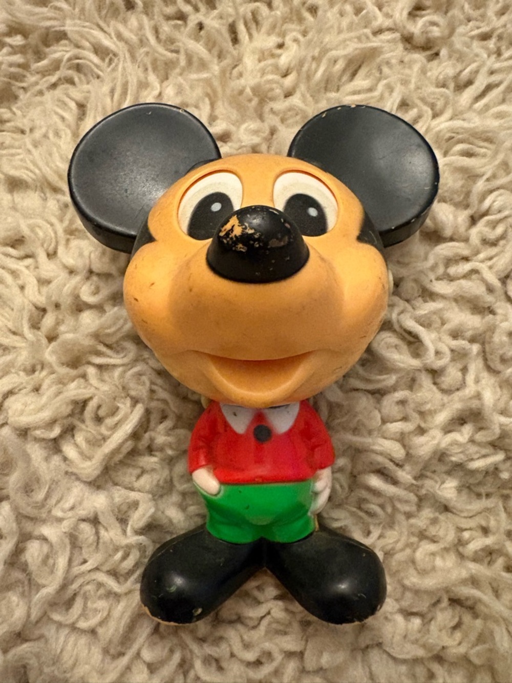 1976 Mattel Disney Mickey Mouse Chatter Chum talking pull-string